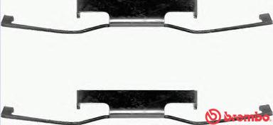 Brembo A 02 247 - Kit accessori, Pinza freno www.autoricambi360.it
