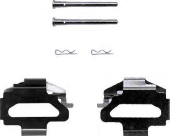Brembo A 02 231 - Kit accessori, Pastiglia freno www.autoricambi360.it