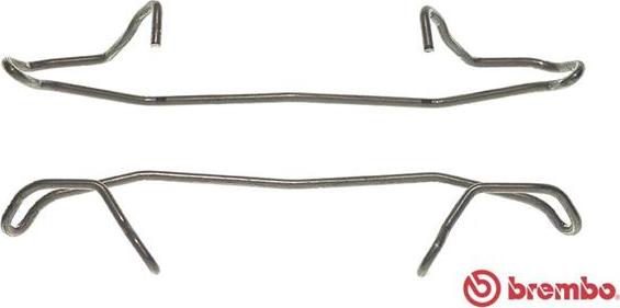 Brembo A 02 237 - Kit accessori, Pinza freno www.autoricambi360.it