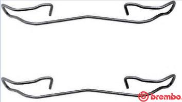 Brembo A 02 228 - Kit accessori, Pinza freno www.autoricambi360.it