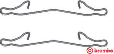 Brembo A 02 227 - Kit accessori, Pinza freno www.autoricambi360.it