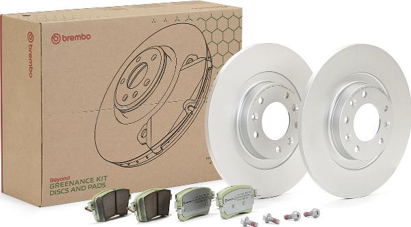 Brembo KT 10 050 - Kit freno, Freno a disco www.autoricambi360.it