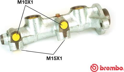 Brembo M 59 051 - Cilindro maestro del freno www.autoricambi360.it
