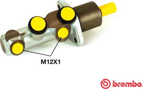 Brembo M 50 026 - Cilindro maestro del freno www.autoricambi360.it
