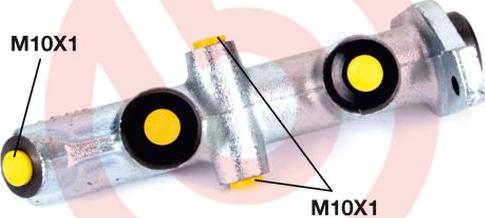 Brembo M 68 038 - Cilindro maestro del freno www.autoricambi360.it
