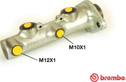 Brembo M 68 072 - Cilindro maestro del freno www.autoricambi360.it
