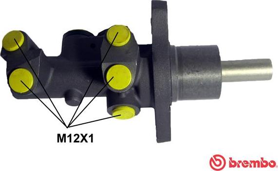 Brembo M 06 016 - Cilindro maestro del freno www.autoricambi360.it