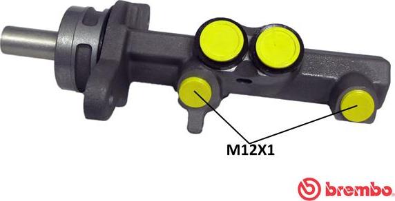Brembo M 85 064 - Cilindro maestro del freno www.autoricambi360.it