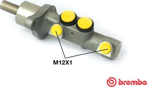Brembo M 85 014 - Cilindro maestro del freno www.autoricambi360.it