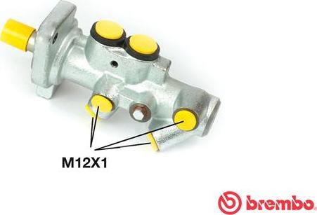 Brembo M 85 016 - Cilindro maestro del freno www.autoricambi360.it