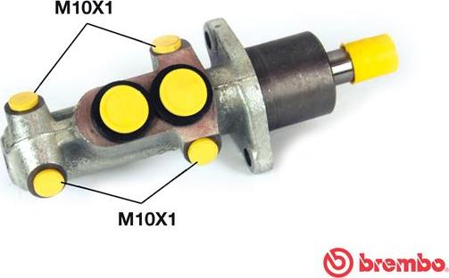 Brembo M 85 012 - Cilindro maestro del freno www.autoricambi360.it