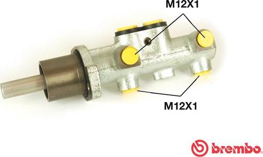 Brembo M 85 037 - Cilindro maestro del freno www.autoricambi360.it