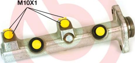 Brembo M 85 071 - Cilindro maestro del freno www.autoricambi360.it
