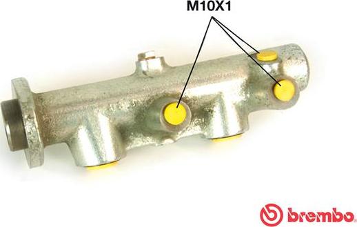 Brembo M 24 027 - Cilindro maestro del freno www.autoricambi360.it