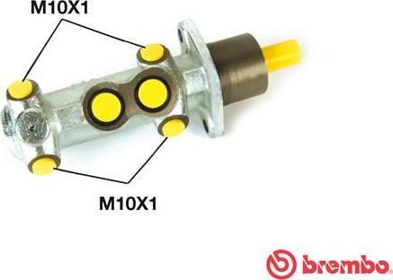 Brembo M 23 004 - Cilindro maestro del freno www.autoricambi360.it