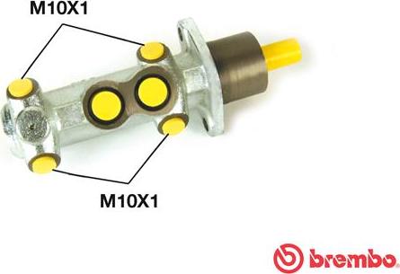 Brembo M 23 033 - Cilindro maestro del freno www.autoricambi360.it