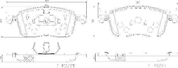 Brembo P 61 134G - Kit pastiglie freno, Freno a disco www.autoricambi360.it