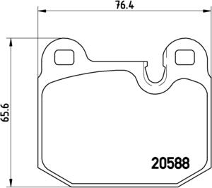 Brembo P 06 006 - Kit pastiglie freno, Freno a disco www.autoricambi360.it