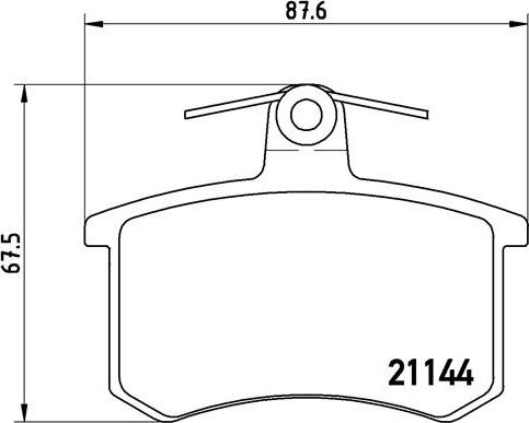 Brembo P 85 013 - Kit pastiglie freno, Freno a disco www.autoricambi360.it