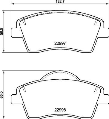 Brembo P 86 033 - Kit pastiglie freno, Freno a disco www.autoricambi360.it