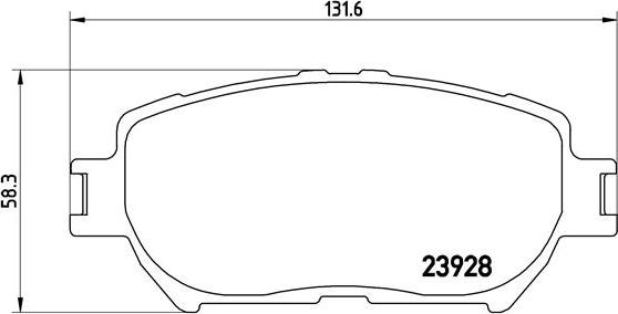 Brembo P 83 062 - Kit pastiglie freno, Freno a disco www.autoricambi360.it