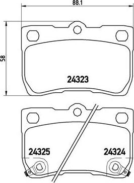 Brembo P 83 073 - Kit pastiglie freno, Freno a disco www.autoricambi360.it
