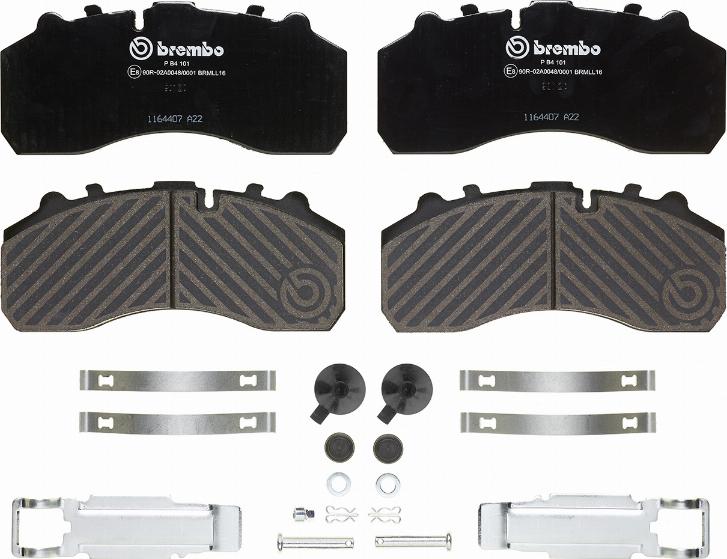 Brembo P B4 101 - Kit pastiglie freno, Freno a disco www.autoricambi360.it