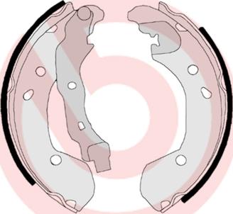 Brembo S 56 510 - Kit ganasce freno www.autoricambi360.it