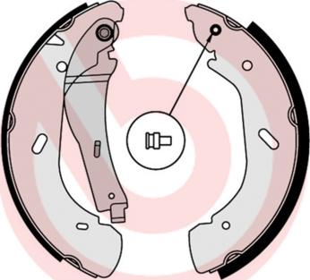 Brembo S 56 513 - Kit ganasce freno www.autoricambi360.it