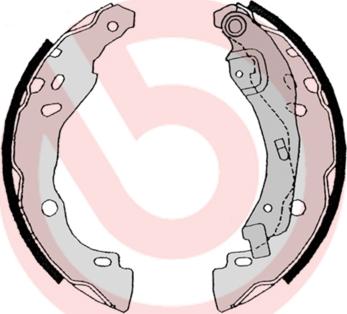 Brembo S 68 525 - Kit ganasce freno www.autoricambi360.it