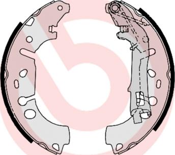 Brembo S 23 531 - Kit ganasce freno www.autoricambi360.it