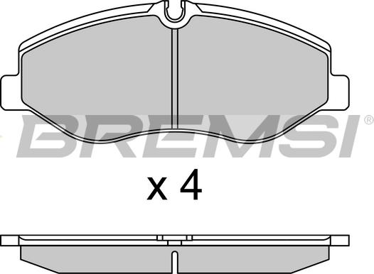 Bremsi BP3733CE - Kit pastiglie freno, Freno a disco www.autoricambi360.it
