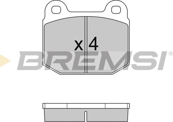 Bremsi BP2085 - Kit pastiglie freno, Freno a disco www.autoricambi360.it