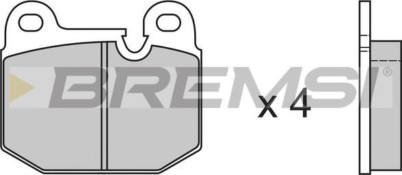 Bremsi BP2144 - Kit pastiglie freno, Freno a disco www.autoricambi360.it