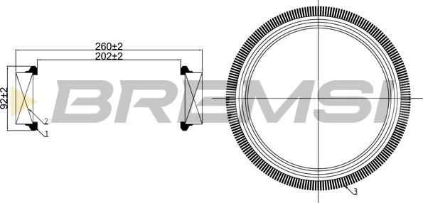 Bremsi FA1259 - Filtro aria www.autoricambi360.it