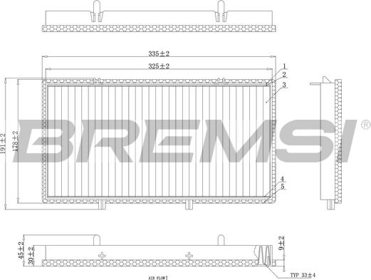 Bremsi FC0998 - Filtro, Aria abitacolo www.autoricambi360.it
