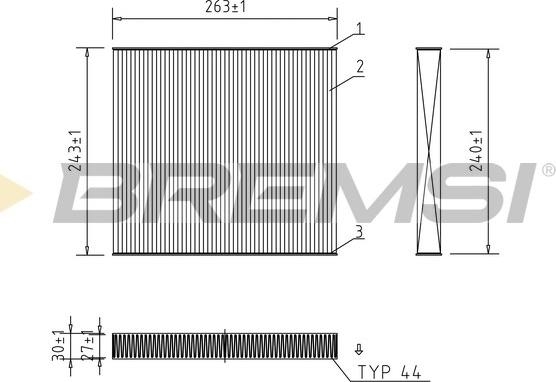 Bremsi FC0941A - Filtro, Aria abitacolo www.autoricambi360.it