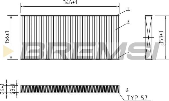 Bremsi FC0956 - Filtro, Aria abitacolo www.autoricambi360.it