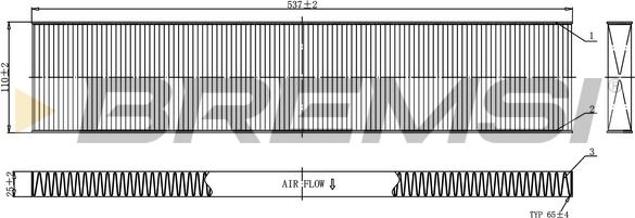 Bremsi FC0960C - Filtro, Aria abitacolo www.autoricambi360.it