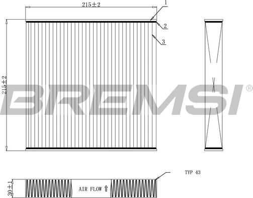 Bremsi FC0909 - Filtro, Aria abitacolo www.autoricambi360.it
