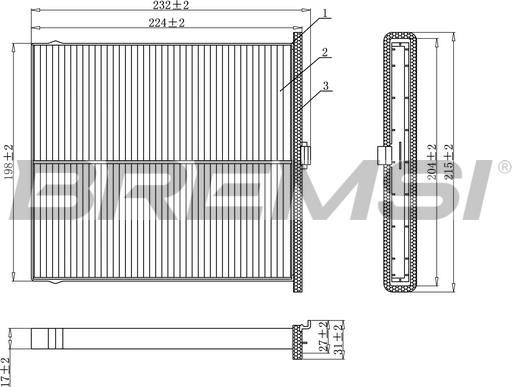 Bremsi FC0919 - Filtro, Aria abitacolo www.autoricambi360.it