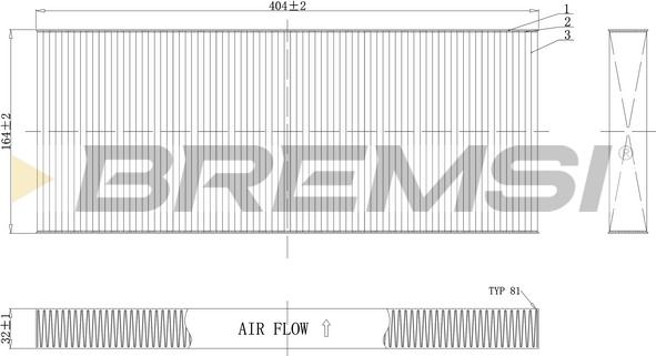 Bremsi FC0984 - Filtro, Aria abitacolo www.autoricambi360.it