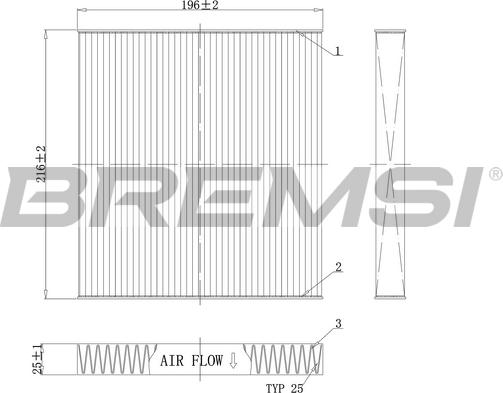 Bremsi FC0988C - Filtro, Aria abitacolo www.autoricambi360.it