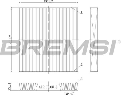 Bremsi FC0988 - Filtro, Aria abitacolo www.autoricambi360.it
