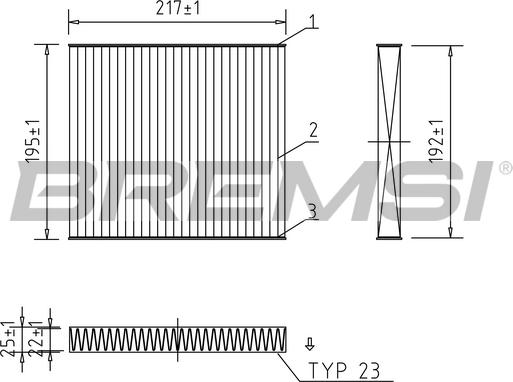Bremsi FC0441A - Filtro, Aria abitacolo www.autoricambi360.it