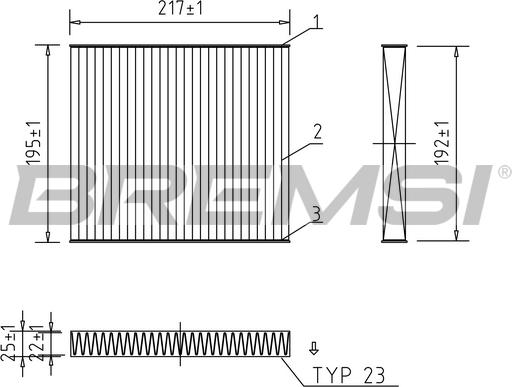 Bremsi FC0441C - Filtro, Aria abitacolo www.autoricambi360.it