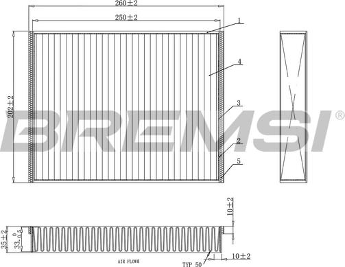 Bremsi FC0459 - Filtro, Aria abitacolo www.autoricambi360.it