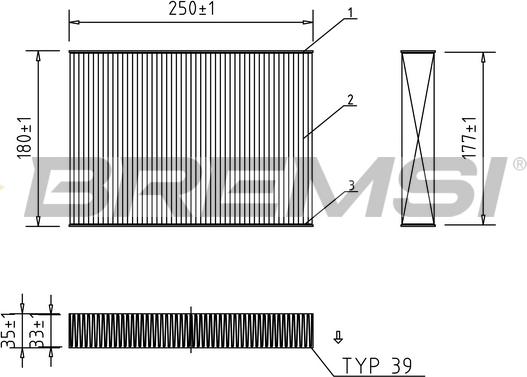Bremsi FC0457 - Filtro, Aria abitacolo www.autoricambi360.it