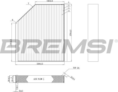 Bremsi FC0406A - Filtro, Aria abitacolo www.autoricambi360.it