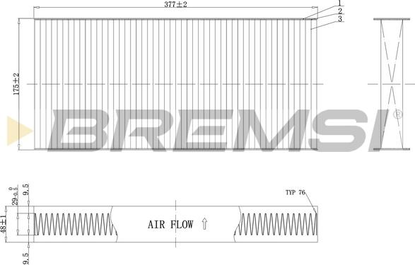 Bremsi FC0403 - Filtro, Aria abitacolo www.autoricambi360.it